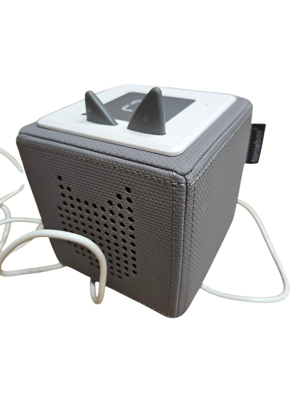Tonie Box Working with Charger Gray Screen Free Audio Fun Boy Girl